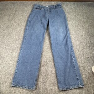 Pendleton Jeans Womens 18 Tall 37x36 Blue Straight Distressed‎ Americana Classic